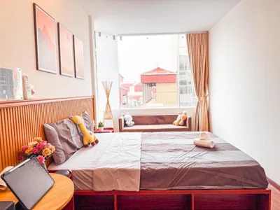 Chambre double avec salle de bains privative — La Casa Di Dicembre 18 Hàng Cháo