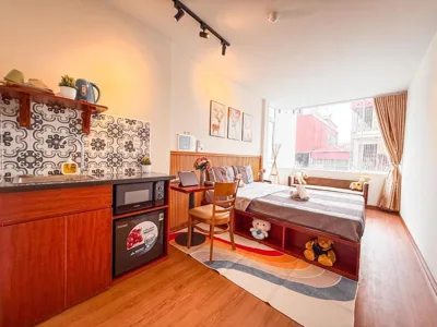 Chambre double avec salle de bains privative — La Casa Di Dicembre 18 Hàng Cháo